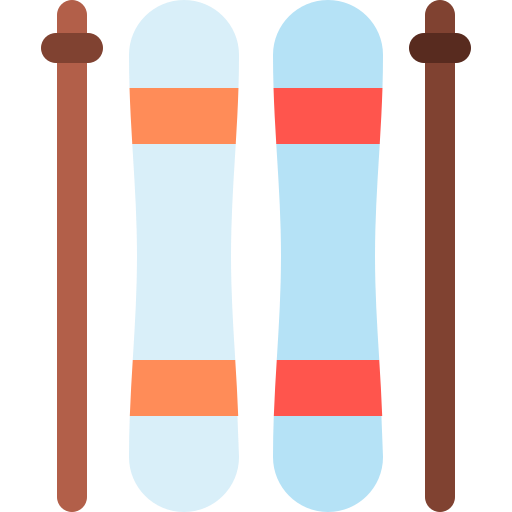 Лыжи Basic Rounded Flat иконка