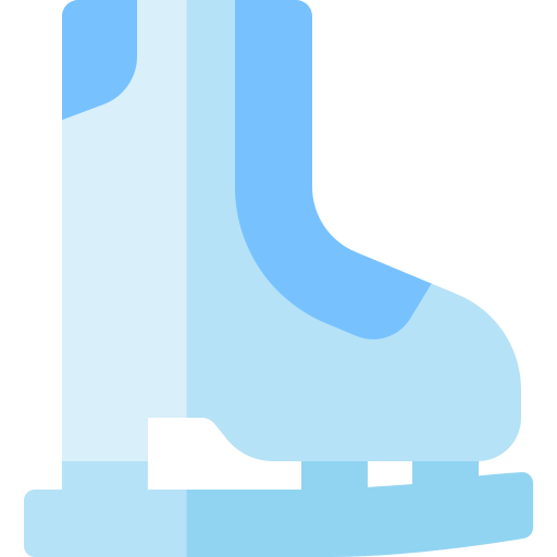 Ice Skating Basic Rounded Flat icon