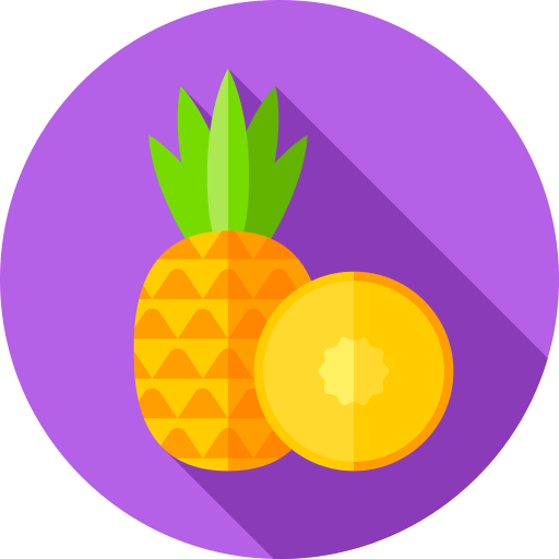 パイナップル Flat Circular Flat icon