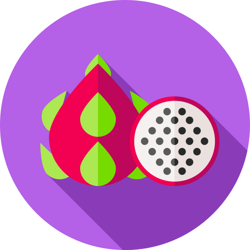 용 과일 Flat Circular Flat icon