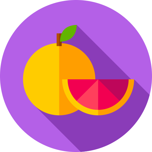 グレープフルーツ Flat Circular Flat icon