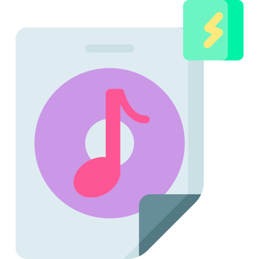 音楽ファイル Special Flat icon