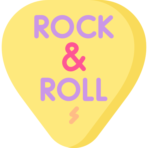 Guitar Pick Special Flat icon