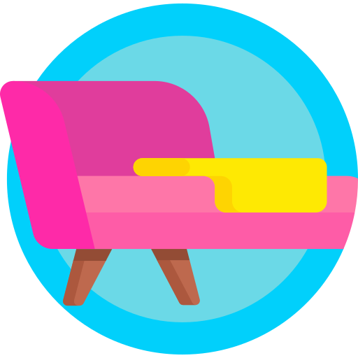 sofá Detailed Flat Circular Flat icono
