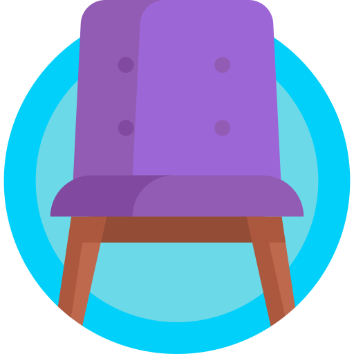 cadeira Detailed Flat Circular Flat Ícone