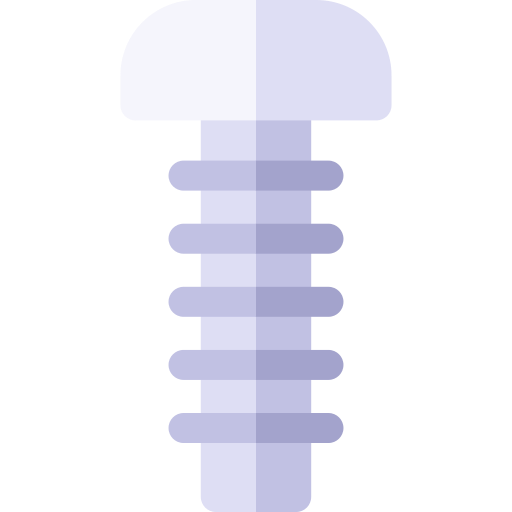 schroef Basic Rounded Flat icoon