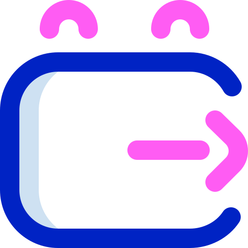 Go to date Super Basic Orbit Color icon