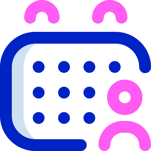 Personal calendar Super Basic Orbit Color icon
