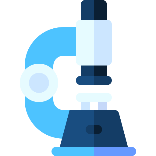 顕微鏡 Basic Rounded Flat icon