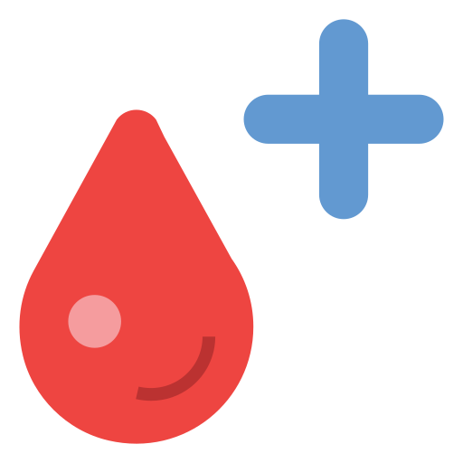 grupo sanguíneo Generic Flat icono