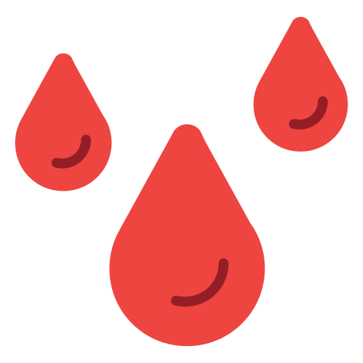 kropla krwi Generic Flat ikona
