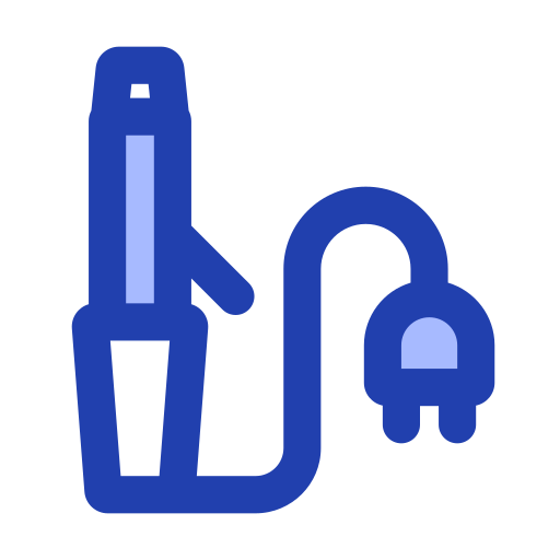 컬링 헤어 Generic Blue icon