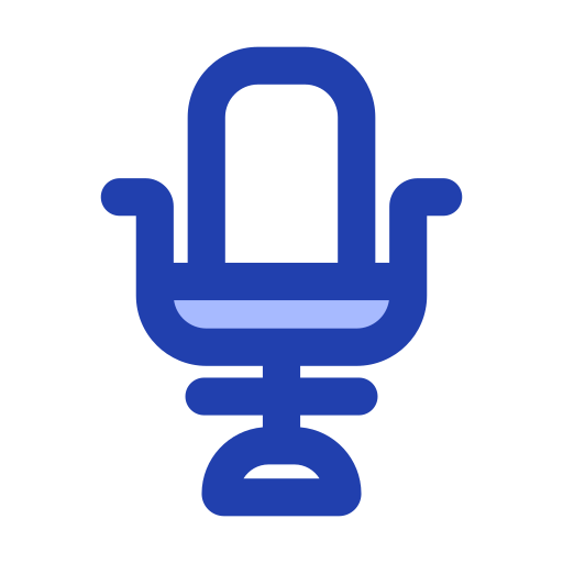 frisörstuhl Generic Blue icon