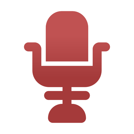 理容室の椅子 Generic Flat Gradient icon