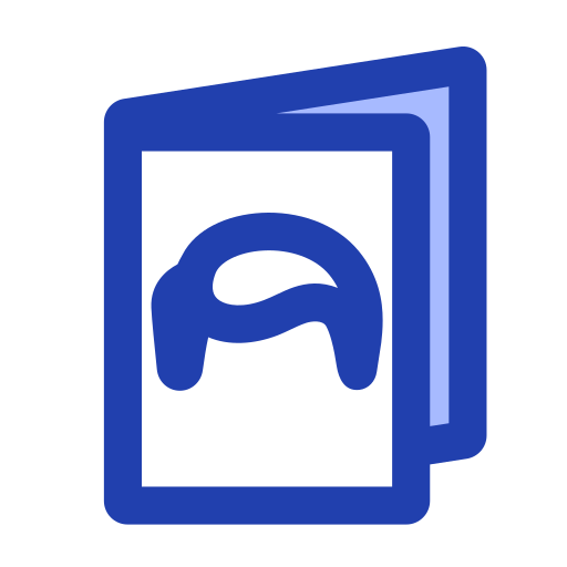 목록 Generic Blue icon