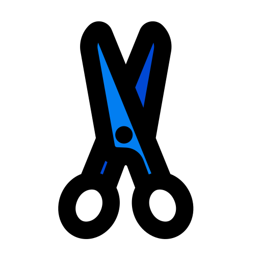 nożycowy Generic Outline Color ikona