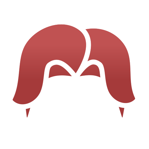 Hairstyle Generic Flat Gradient icon