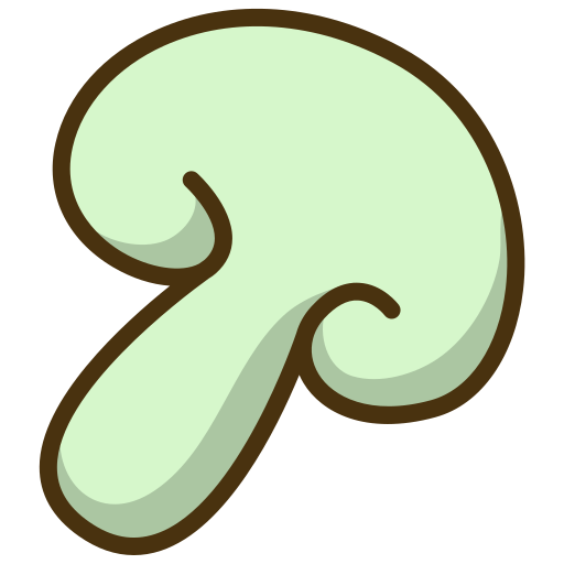 Mushroom Generic Outline Color icon