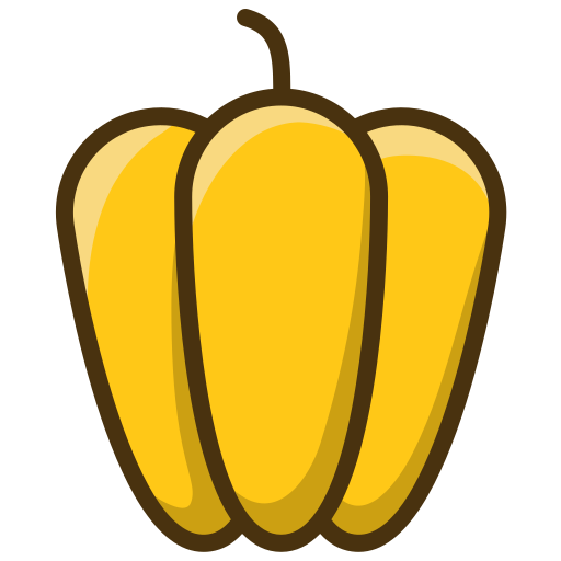 Bell Pepper Generic Outline Color icon