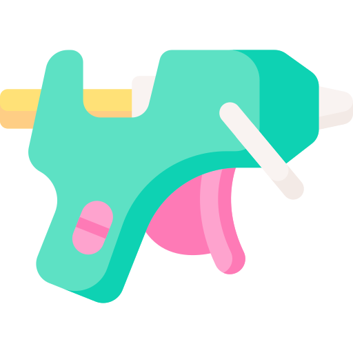 pistola de pegamento Special Flat icono