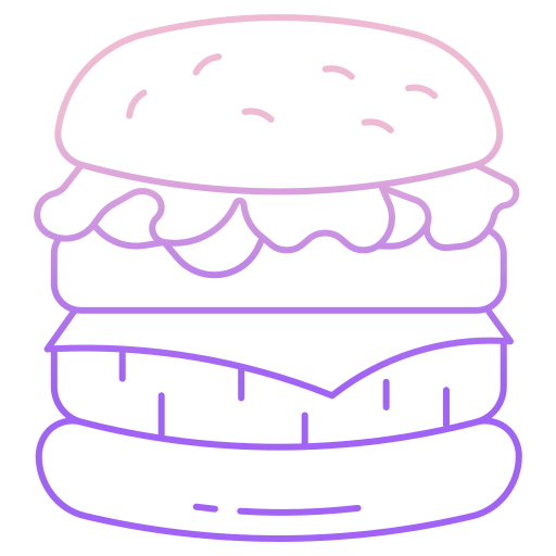 бургер Generic gradient outline иконка