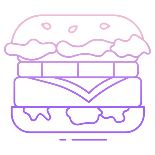 burger Generic gradient outline Icône