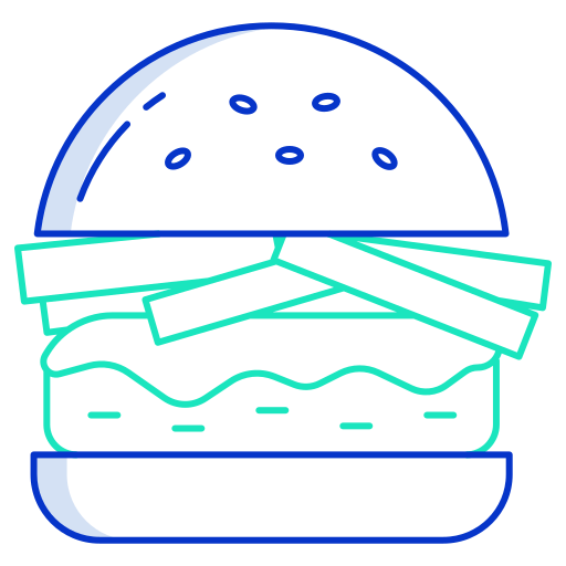 Burger Generic color outline icon