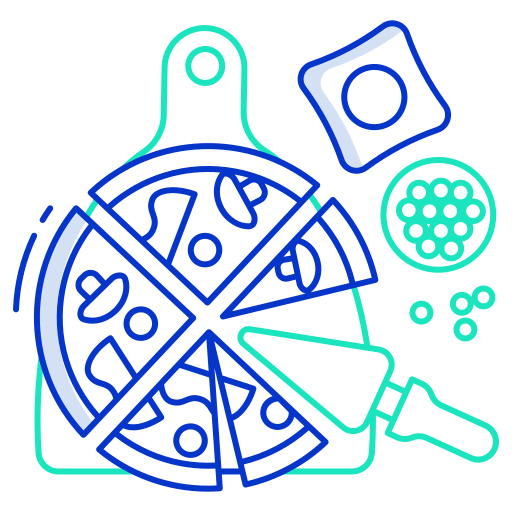 피자 Generic color outline icon