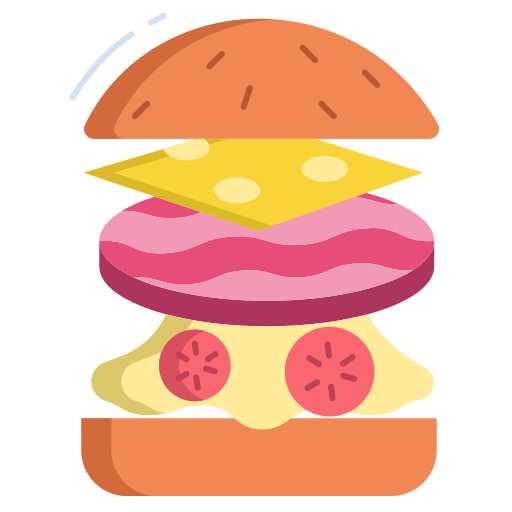 バーガー Generic color fill icon