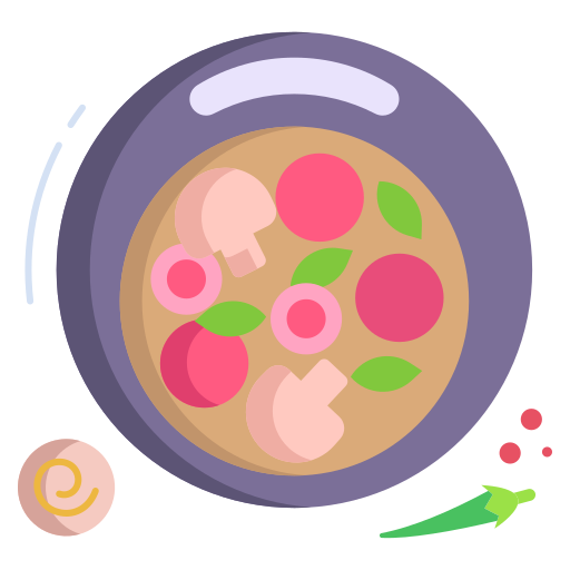 피자 Generic color fill icon
