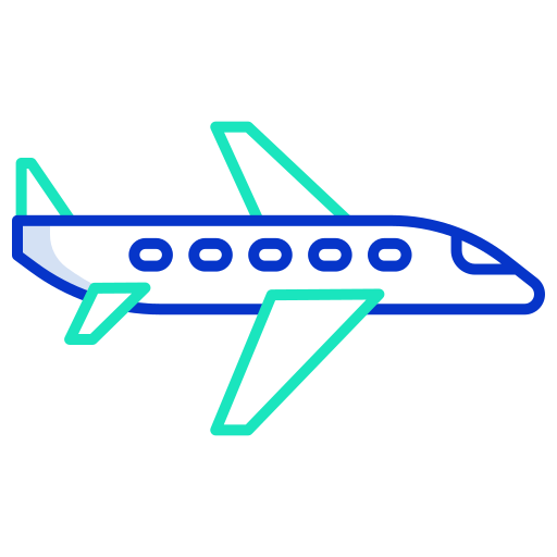 samolot Generic color outline ikona