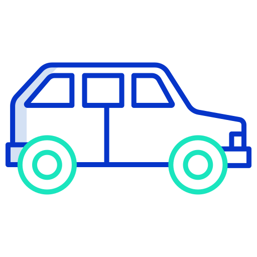 auto Generic color outline icono