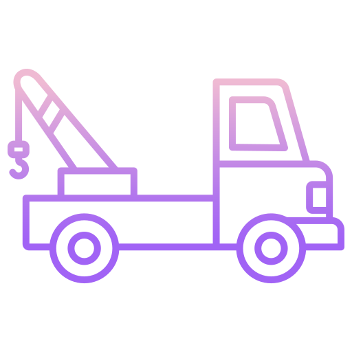 Tow truck Generic gradient outline icon