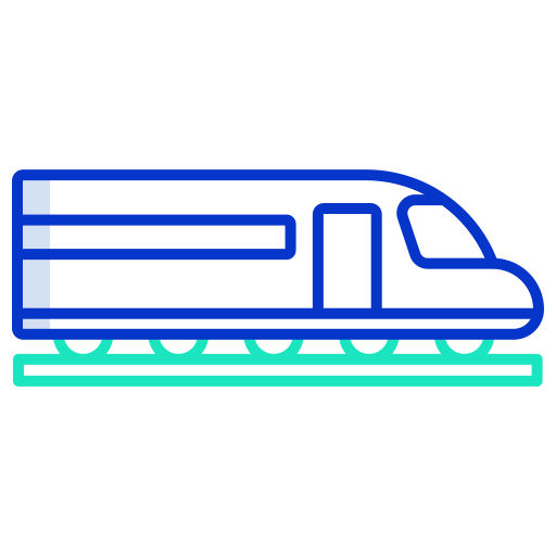 trein Generic color outline icoon