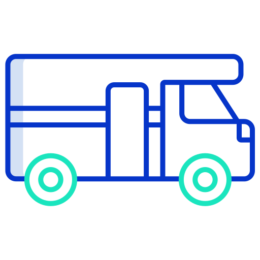 Кемпер фургон Generic color outline иконка