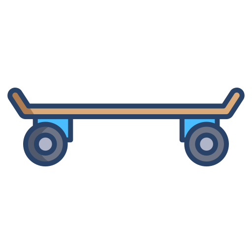 スケートボード Generic color outline icon