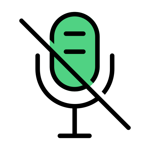 Mute Generic Outline Color icon