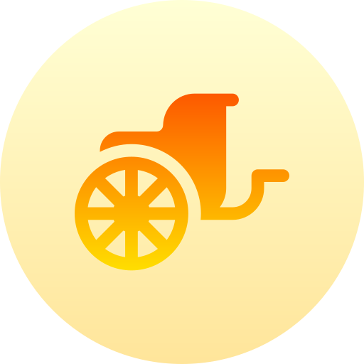 carruaje Basic Gradient Circular icono