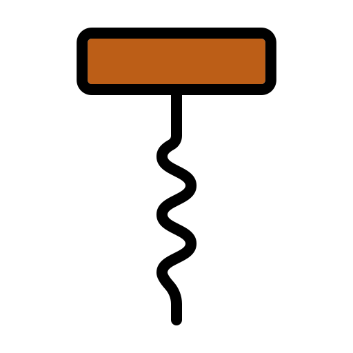korkenzieher Generic Outline Color icon