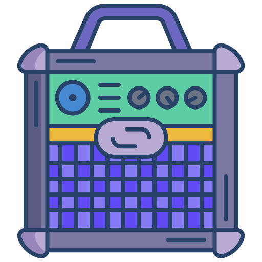 caja amplificadora Generic color outline icono