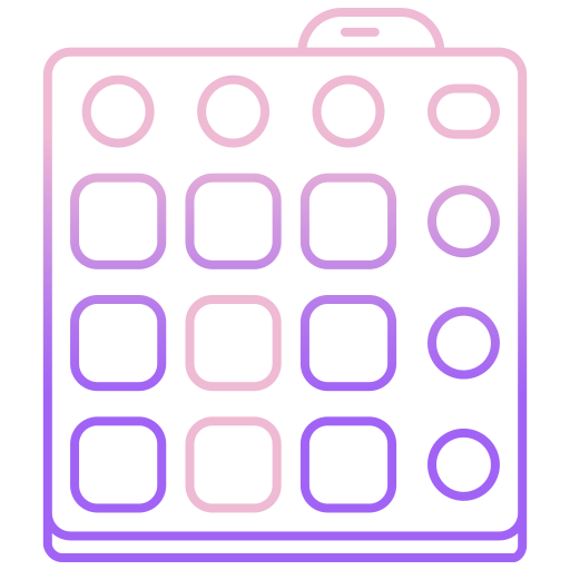Launchpad Generic gradient outline icon