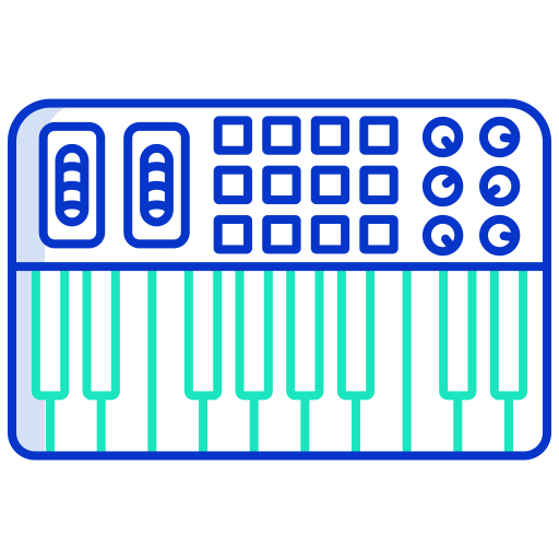 피아노 Generic color outline icon