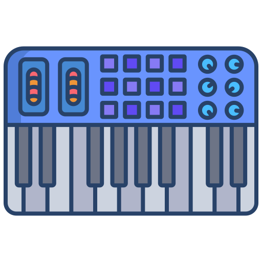 Piano Generic color outline icon