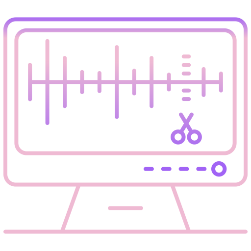 edição de música Generic gradient outline Ícone