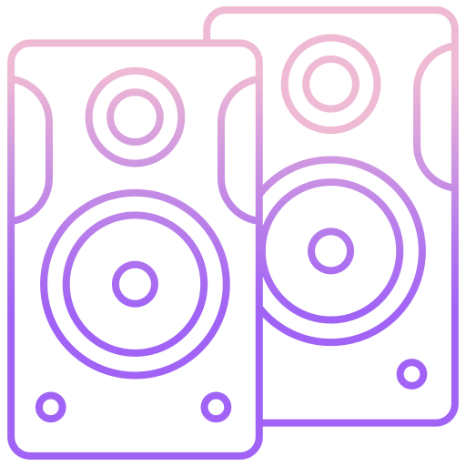 Sound box Generic gradient outline icon