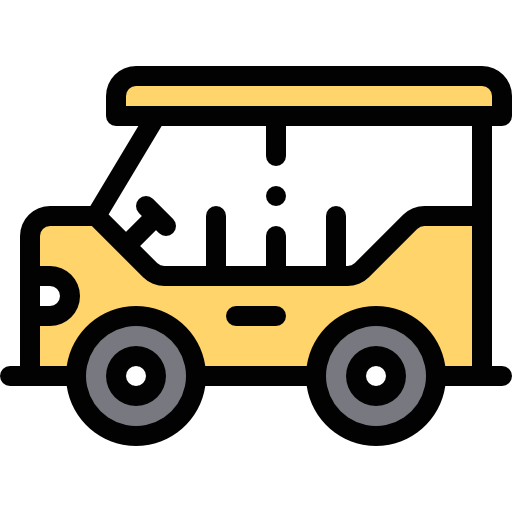 車 Detailed Rounded Lineal color icon
