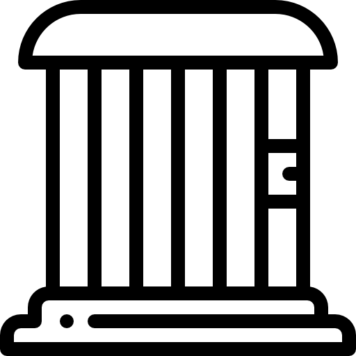 klatka szybowa Detailed Rounded Lineal ikona