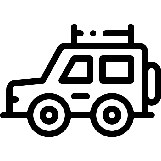 ジープ Detailed Rounded Lineal icon