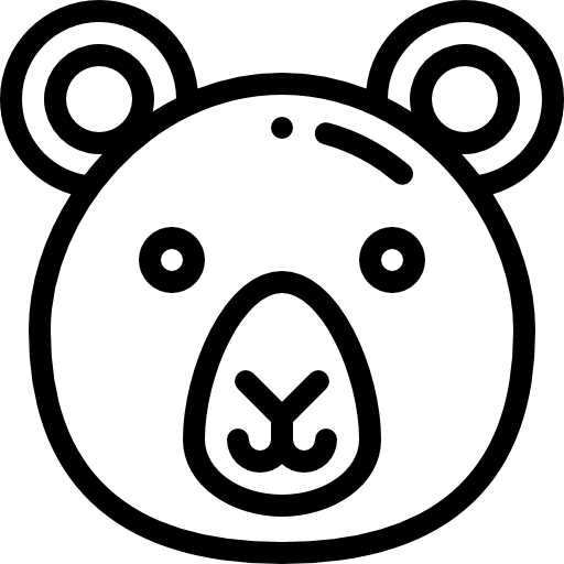 クマ Detailed Rounded Lineal icon