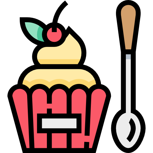 Cupcake Meticulous Lineal Color icon